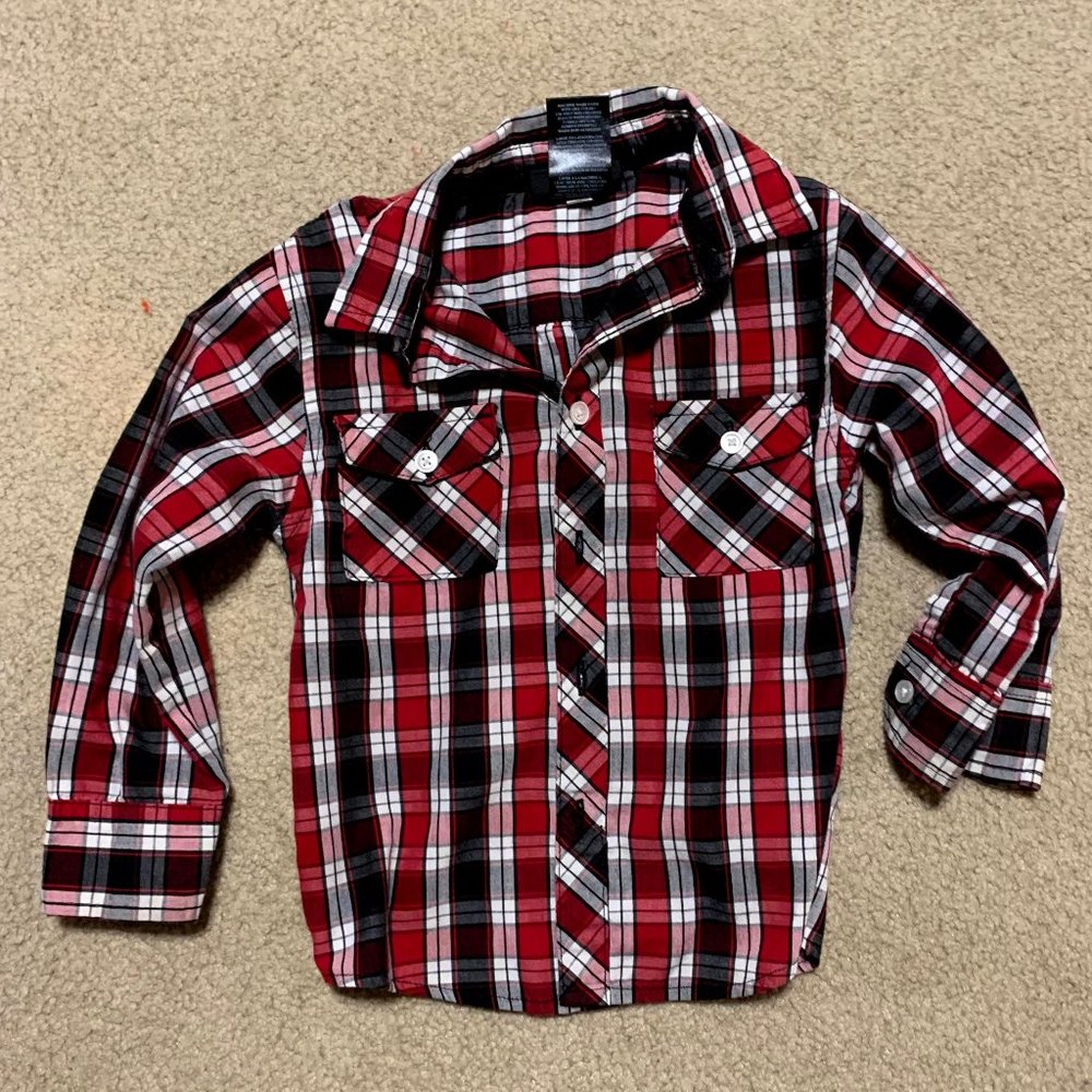 Mick Mack 4T Long Sleeve Button Down Shirt